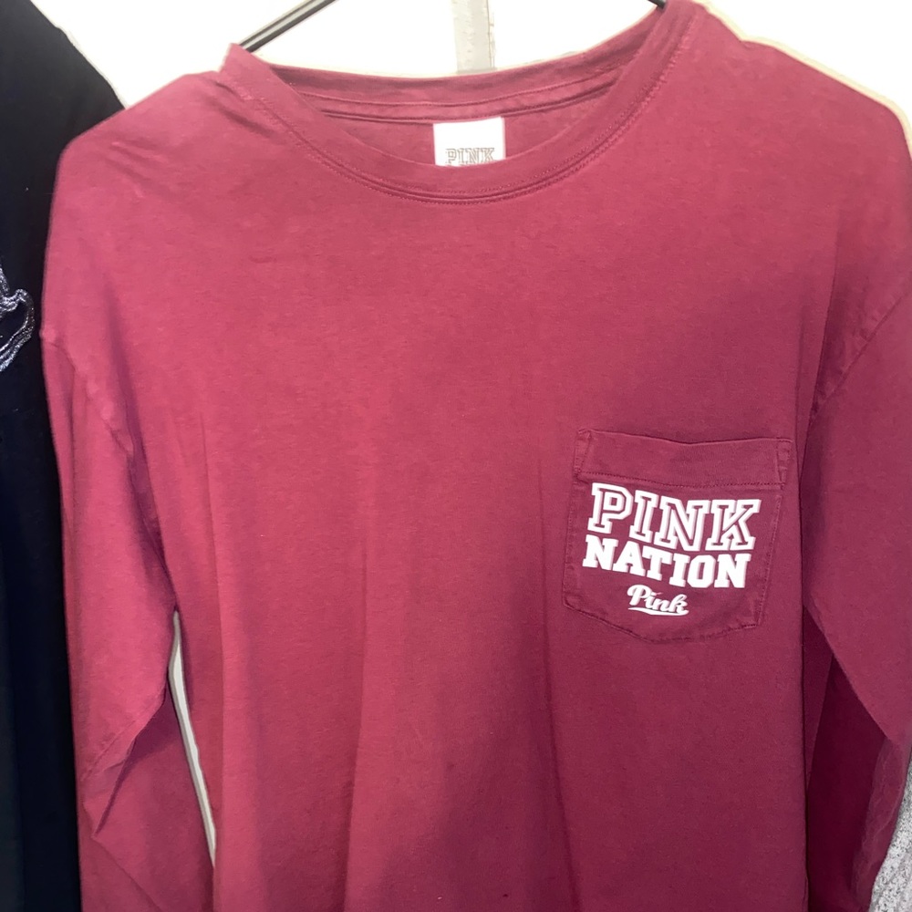 Pink long sleeve XS RUNS BIG